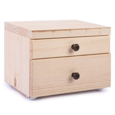 Mr. Carving Заготовка для декорирования Комод 2 ящика сосна ВД-1091, 20x14x15 см от Mr. Ca