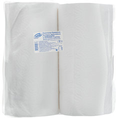 Полотенца бумажные Luscan Economy 2-слойная белые 4 рулона по 12.5 метров, 1052057 JOY Land