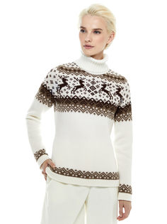 Свитер женский SCANDICA коричневый