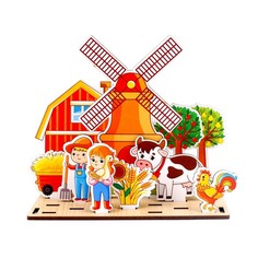 Настольная игра «Панорама. Ферма» Wood Land Toys