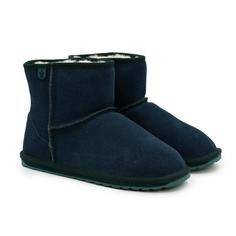 Детские полусапоги из овчины (угги) EMU Australia(Wallaby Mini Teens T10103), зеленые