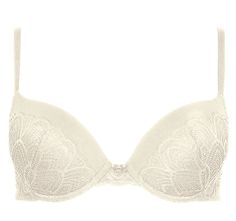 Кружевной бюстгальтер на косточках Grace 38B кремовый Pretty Polly