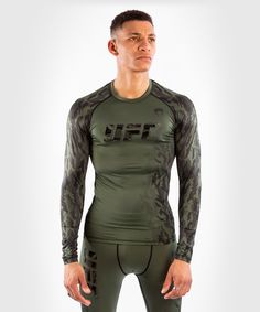 Рашгард UFC Venum Authentic Fight Week Mens Performance Khaki M