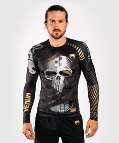 Рашгард Venum Skull Rashguard Long Sleeves Black-Grey M