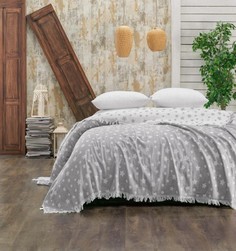 Покрывало SUMMER PIQUE цвет серый (GREY) евро (макси) Irya