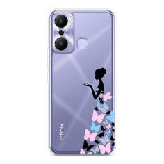 Чехол Awog для Infinix Hot 20 Play "Платье из бабочек"