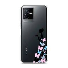 Чехол Awog для Vivo Y73t "Платье из бабочек"