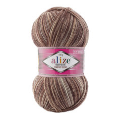 Пряжа ALIZE Superwash Comfort Socks 100г, 420м, SW шерсть, 7678, 5 мотков