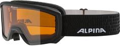 Очки Горнолыжные Alpina 2022-23 Scarabeo Jr. Black Matt