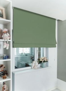 Римские шторы из блэкаута, Моя Штора, цвет Зеленый