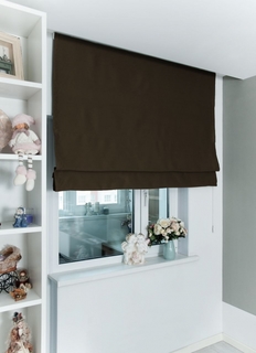 Римские шторы из блэкаута, Моя Штора, цвет Шоколад