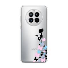 Чехол Awog для Huawei Mate 50 "Платье из бабочек"