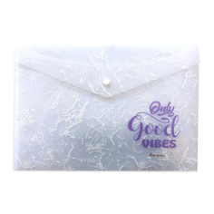 Папка-конверт Bourgeois "Only good vibes" 0156 (P0072) А4 +, 160 мкм