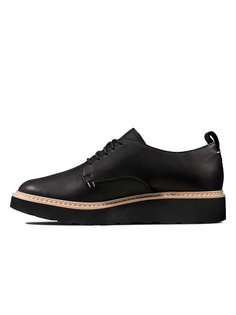 Полуботинки женские Clarks Trace Walk 26150222 черные 38 EU