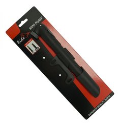 Мининасос пластиковый 25х280мм, Schrader/Presta, фиксатор с рычажком, в торг.уп. TBS