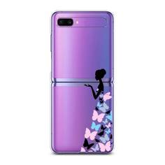 Чехол Awog для Samsung Galaxy Z Flip 1 "Платье из бабочек"