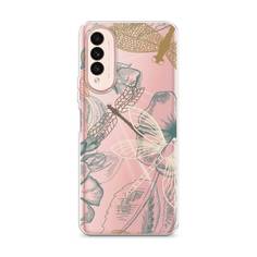 Силиконовый чехол "Тени стрекоз" на Wiko T50 / Вико Т50 Awog