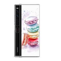 Силиконовый чехол "Пирамидка макарони 2" на Huawei Mate Xs 2 / Хуавеи Мате Xs 2 Awog