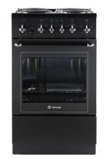 Электрическая плита De Luxe 5004.16э 025 черный матовый