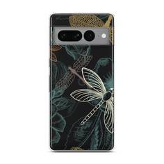 Силиконовый чехол "Тени стрекоз" на Google Pixel 7 Pro / Гугл Пиксель 7 Про Awog