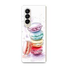 Чехол Awog на Samsung Galaxy Z Fold 4 / Самсунг Галакси Зет "Пирамидка макарони 2"