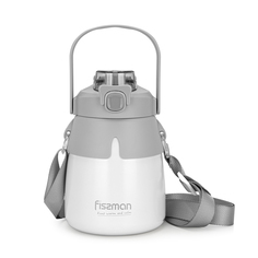Термос универсальный Fissman 800мл, нержавеющая сталь, серый (9864_)