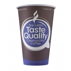 Стакан одноразовый бум. HB80-360 Taste Quality ВЕНДИНГ 300 мл,d=80,50шт/уп