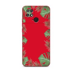 Чехол Awog 315853-1 для Xiaomi Poco C40 "Листья папоротника рамка"