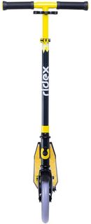 Самокат RIDEX Marvellous, городской, 2-колесный, 200мм, 200мм, черный/желтый [ут-00018357]