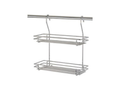 P280038 Railing Полка на рейлинг прямоугольная, 2 яруса No Brand