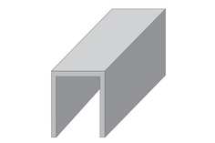 Palladium Направляющая нижняя для раздвижных дверей N4 1 метр 12144