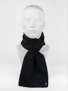 Шарф мужской OXYGON Light шарф черный, 160х20,5 см