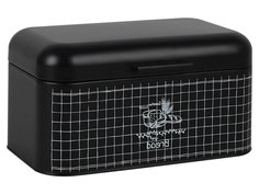 Хлебница MR-1774-S Черный, металл Оптидом