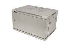 Lanmaster Шкаф настенный серии Pro, 9U 600x450, металлическая дверь (TWT-CBWPM-9U-6x4-GY)