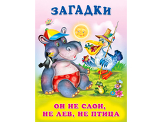 Книга детская. Серия: ЗАГАДКИ ДЛЯ МАЛЫШЕЙ "Он не слон, не лев, не птица" 27315 Издательство Фламинго