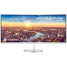 Монитор Samsung C34J791WTM 34" белый (LC34J791WTMXUE White)