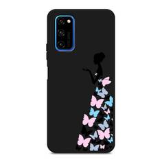Чехол Awog 611452-1 для Honor V30 Pro "Платье из бабочек"