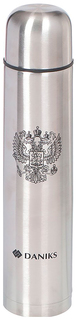 Термос Daniks 1.2 л SL-120Z серебро 306887
