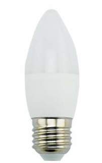 Лампа светодиодная ECOLA, E27, 9W, 2700K, "Свеча", арт. 601065 - (10 шт.) No Brand