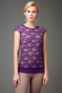 Блуза женская Арт-Деко R-1346 фиолетовая 50 RU