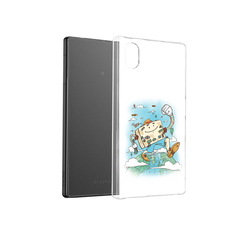Чехол MyPads Tocco для Sony Xperia X Счастливый чемодан