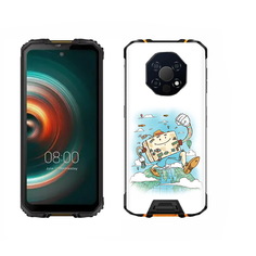 Чехол MyPads Tocco для Oukitel WP13 Счастливый чемодан