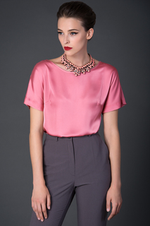 Блуза женская Арт-Деко R-1272 розовая 48 RU