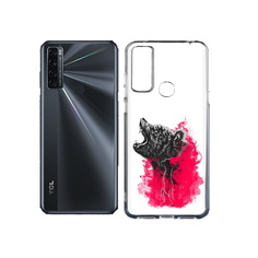 Чехол MyPads Tocco для TCL 20L медведь в дымке