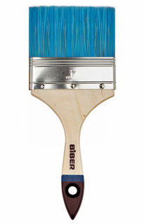 Biber 31267 Кисть флейцевая для антисептиков дер. рукоятка "Стандарт" 100мм 12/240 тов-190