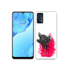 Чехол MyPads Tocco для TCL 20B медведь в дымке