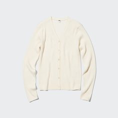 Кардиган женский UNIQLO 450505COL01 белый M (доставка из-за рубежа)