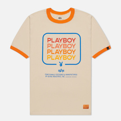 Футболка мужская Alpha Industries CTP52001C1-101 бежевая XS