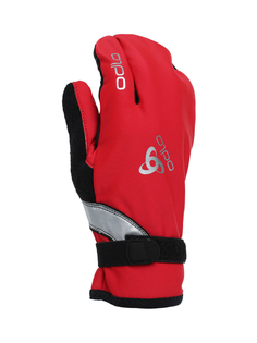 Перчатки Odlo Gloves Energy X-Warm Fiery Red/Black (Us:s)