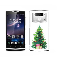 Чехол MyPads Tocco для Oukitel K15 Plus Елка новогодняя с подарками акварель